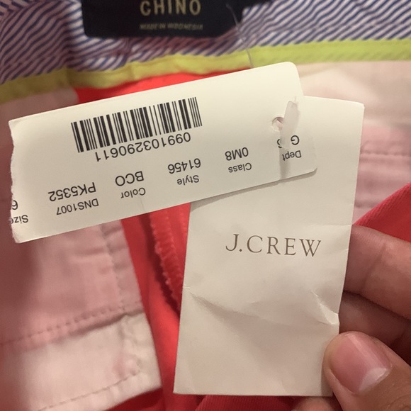 J Crew Chino Red Shorts - Picture 6 of 7